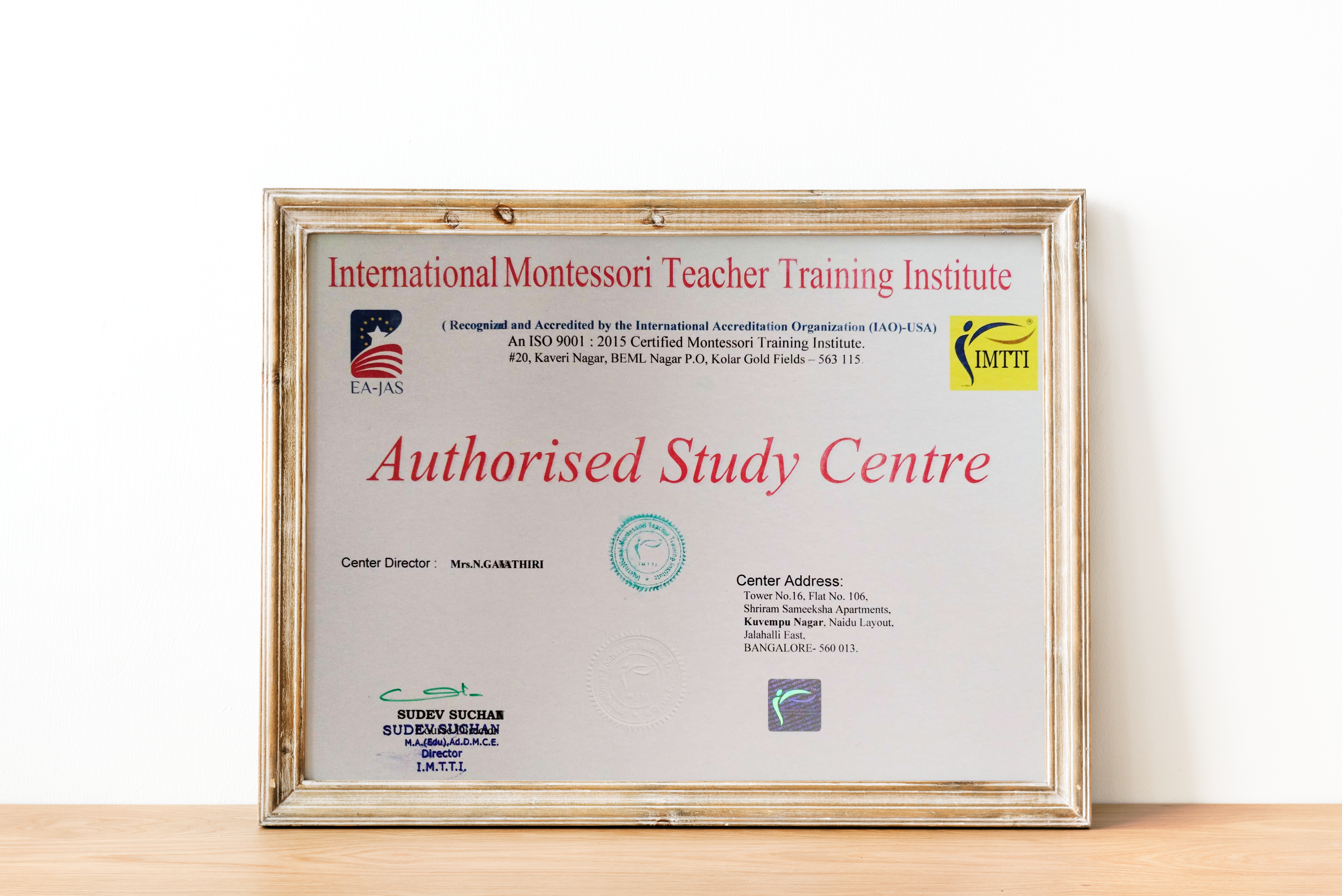 ESM Academy Montessori Women Teacher Training